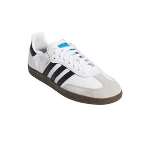 NWB Adidas Originals 233 Samba ADV Shoes Cloud White Core Black Gum M 5.5 W 6.5